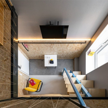 Номер "Дизайнерские двухуровневые апартаменты "Экстер""