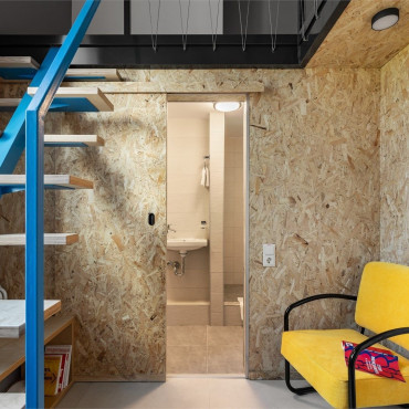 Номер "Дизайнерские двухуровневые апартаменты "Экстер""