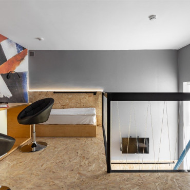 Номер "Дизайнерские двухуровневые апартаменты "Экстер""