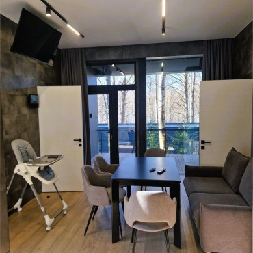 Вилла "Дом для семьи или компании с 2-мя спальнями сауной и купелью"