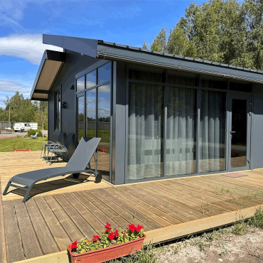 Коттедж "Коттедж Делюкс с 3 спальнями, с террасой, мангальной зоной и костровой чашей"