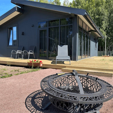 Коттедж "Коттедж Делюкс с 3 спальнями, с террасой, мангальной зоной и костровой чашей"