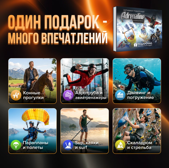 Подарочный набор Adrenaline в Москве