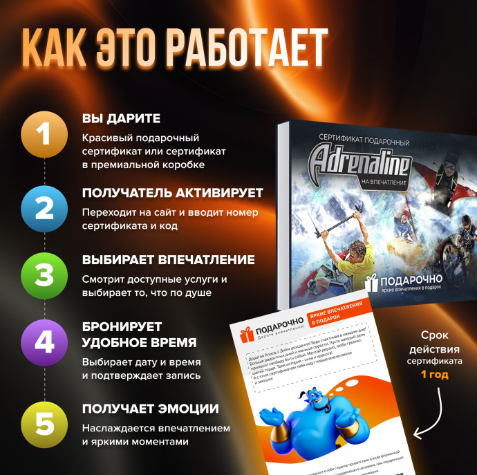 Подарочный набор Adrenaline в Москве