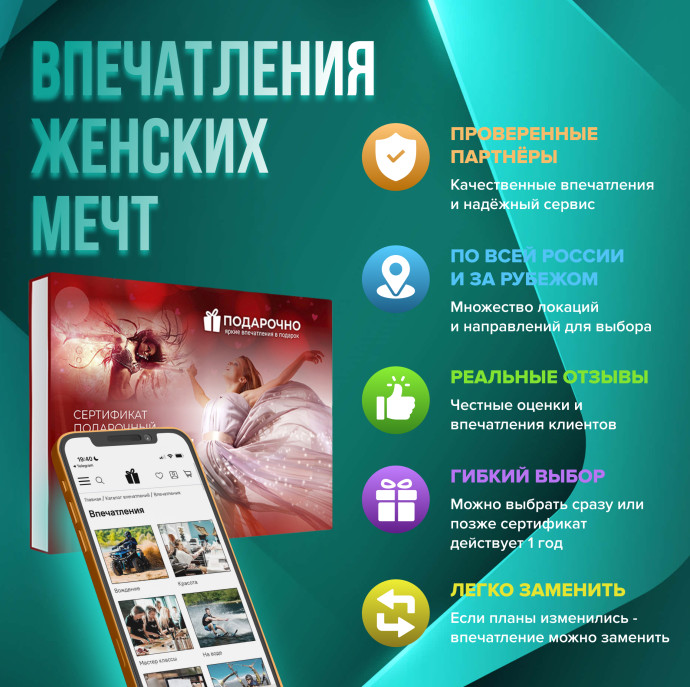 Подарочный набор Женские мечты в Москве