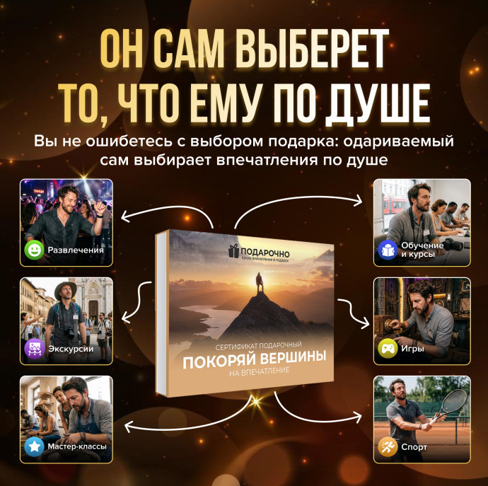 Подарочный набор Покоряй вершины в Москве