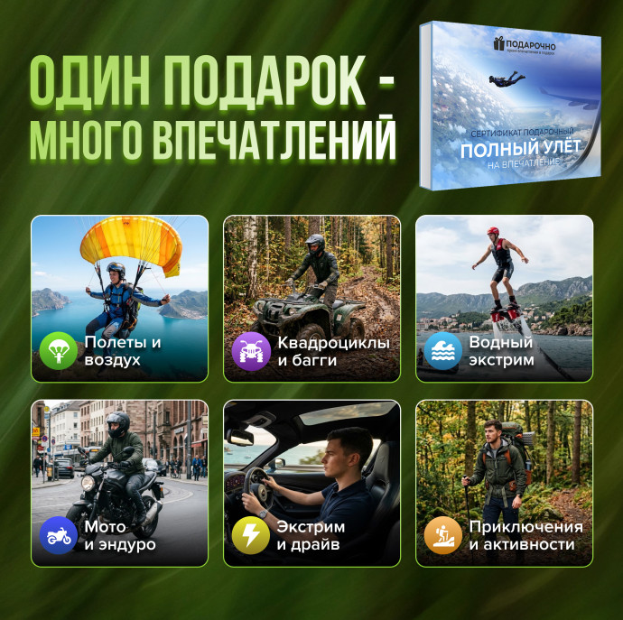 Подарочный набор Полный улёт в Москве