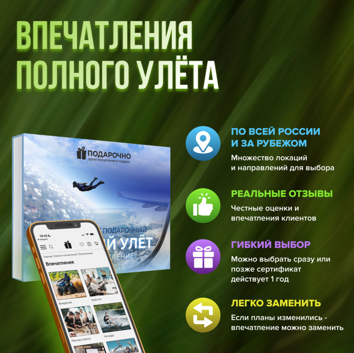 Подарочный набор Полный улёт в Москве