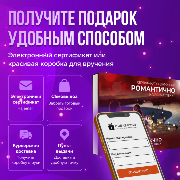 Подарочный набор Романтично в Москве