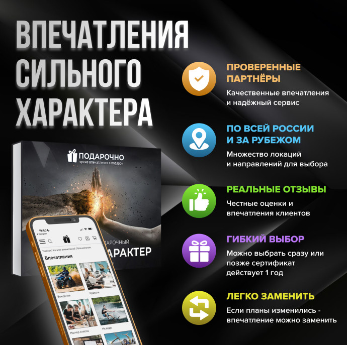 Подарочный набор Сильный характер в Москве