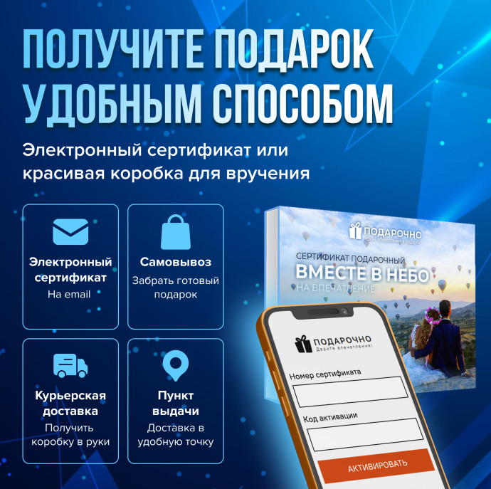 Подарочный набор Вместе в небо в Москве