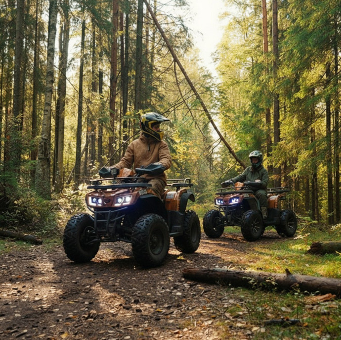 Поездка на квадроцикле в Москве