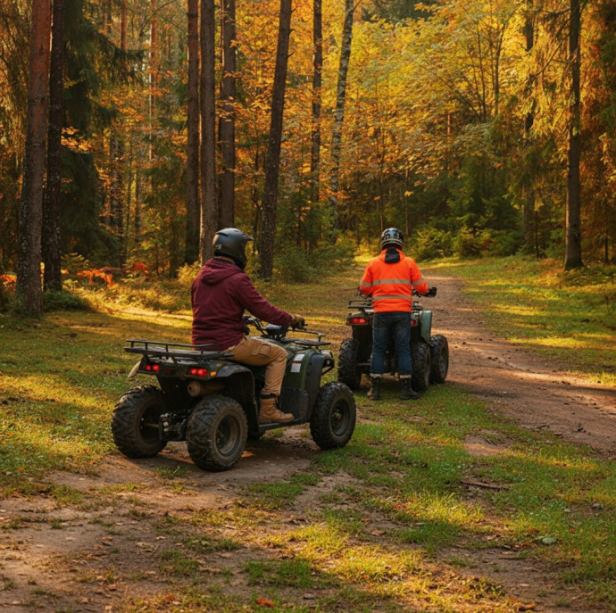 Поездка на квадроцикле в Москве