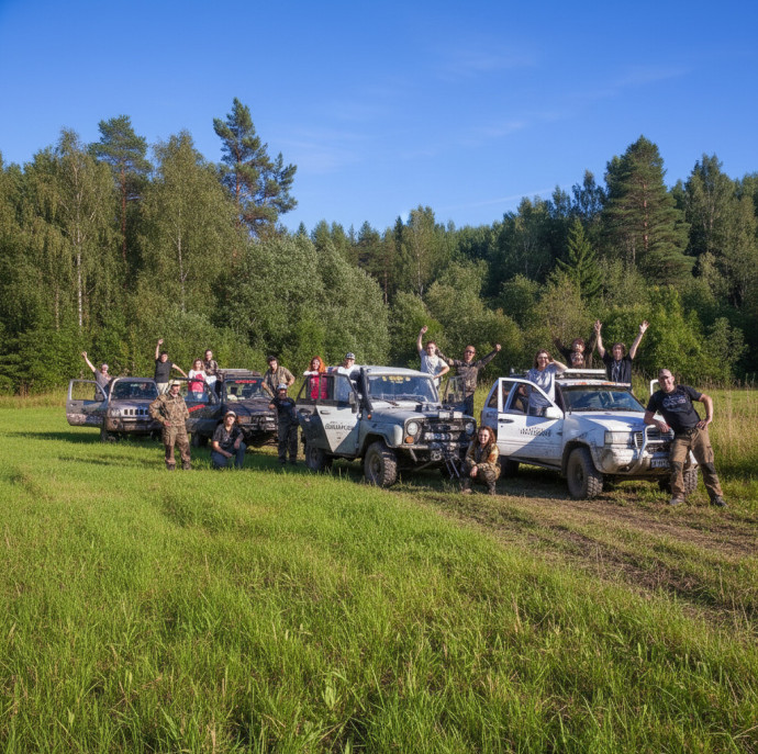 Джип тур на подготовленном внедорожнике в Москве