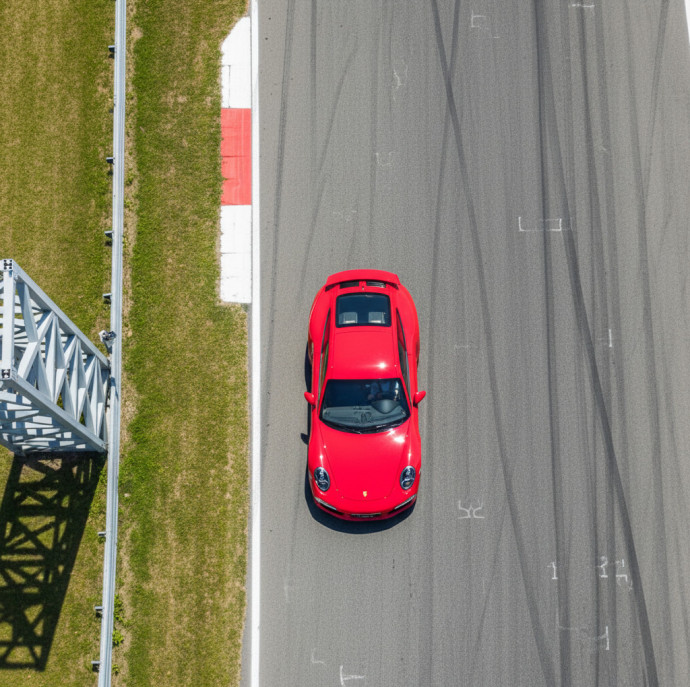 Заезд за рулем спорткара по гоночной трассе в Москве