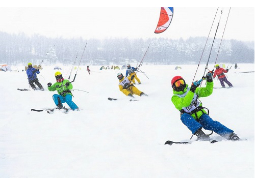 Тренировка по сноукайтингу в Москве
