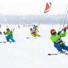 Тренировка по сноукайтингу в Москве