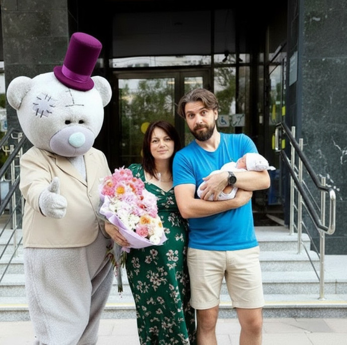 Фотосессия Выписка из роддома в Москве