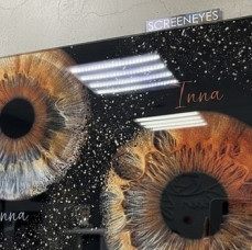 Фото радужки глаза Картина на стекле в Балашихе (в Москве)