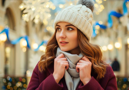 Зимняя фотосессия на улице в Москве