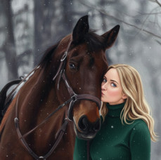 Фотосессия на лошади в Москве