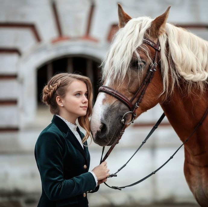 Фотосессия на лошади в Москве