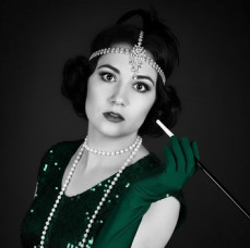 Тематическая фотосессия конца 40х гг в стиле Гэтсби в Москве