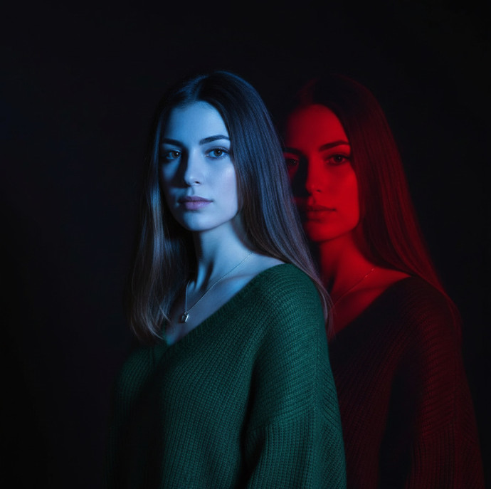 Фотосессия Игра со светом в студии в Москве