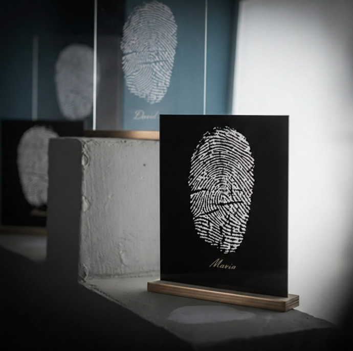 Макро фото отпечатка в Москве