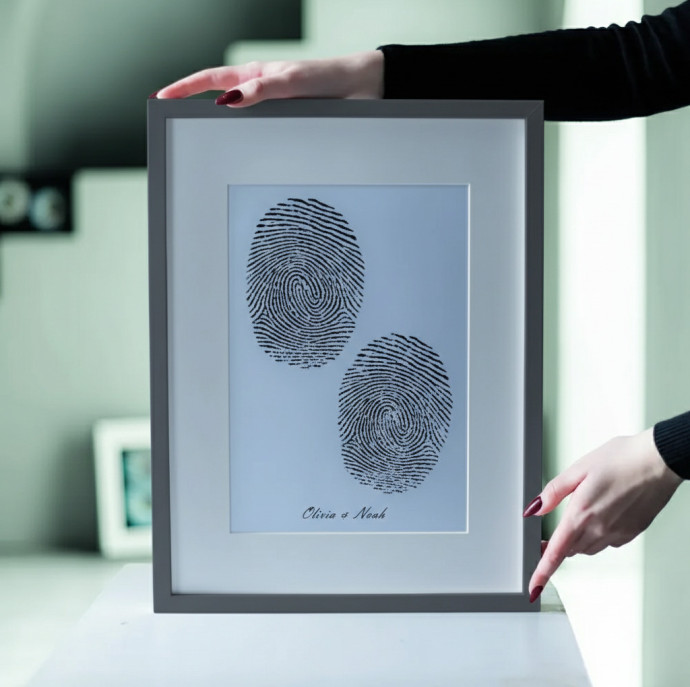 Макро фото отпечатка в Москве