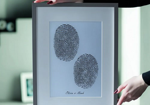 Макро фото отпечатка в Москве