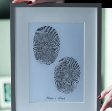 Макро фото отпечатка в Москве