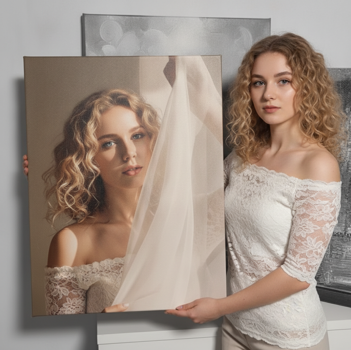 Авторская фотосессия и создание индивидуального холста в Москве