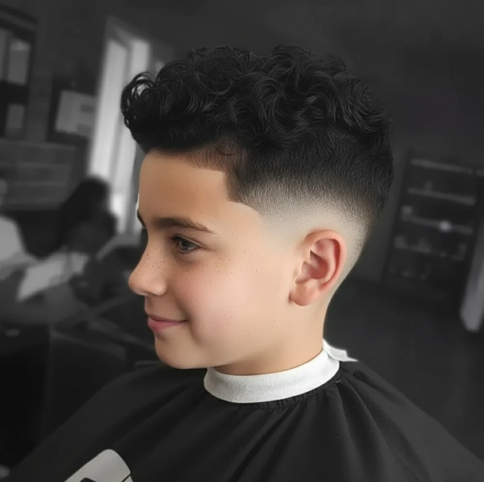 Детская стрижка в барбершопе Аляска в Москве