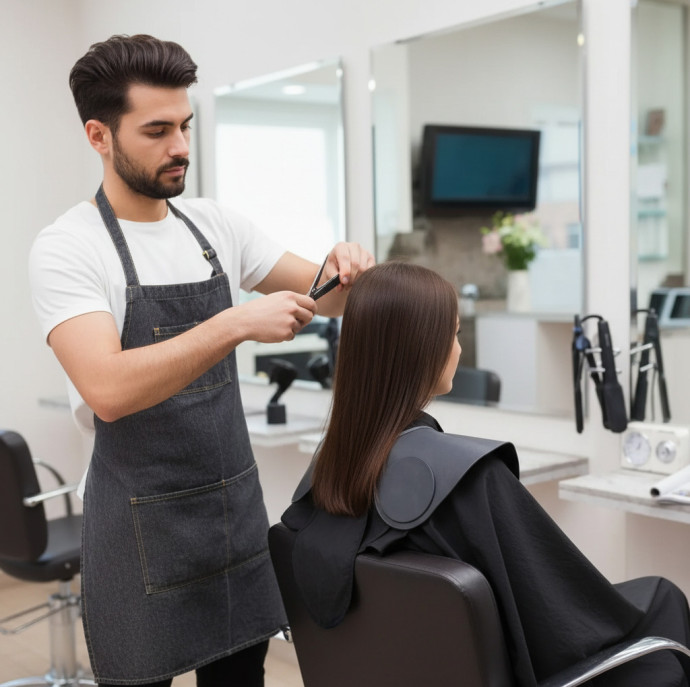 Стрижка женская с укладкой в Москве