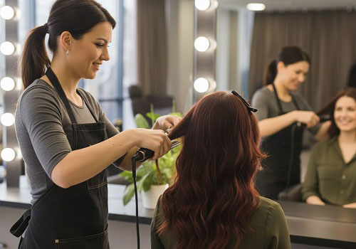 Стрижка женская с укладкой в Москве