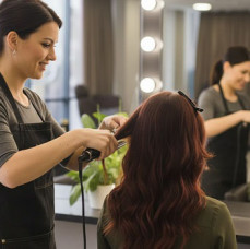 Стрижка женская с укладкой в Москве