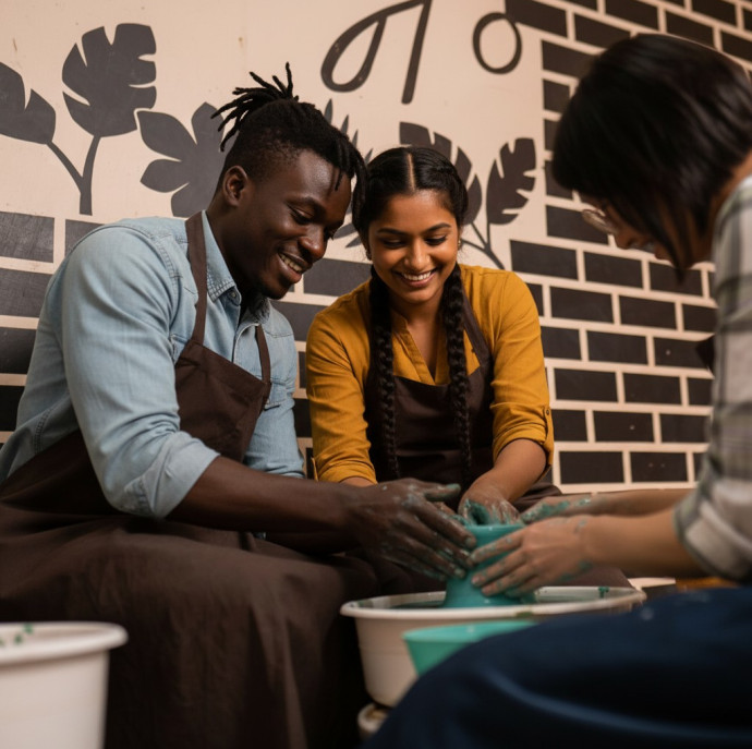 Свидание в гончарной мастерской в Москве