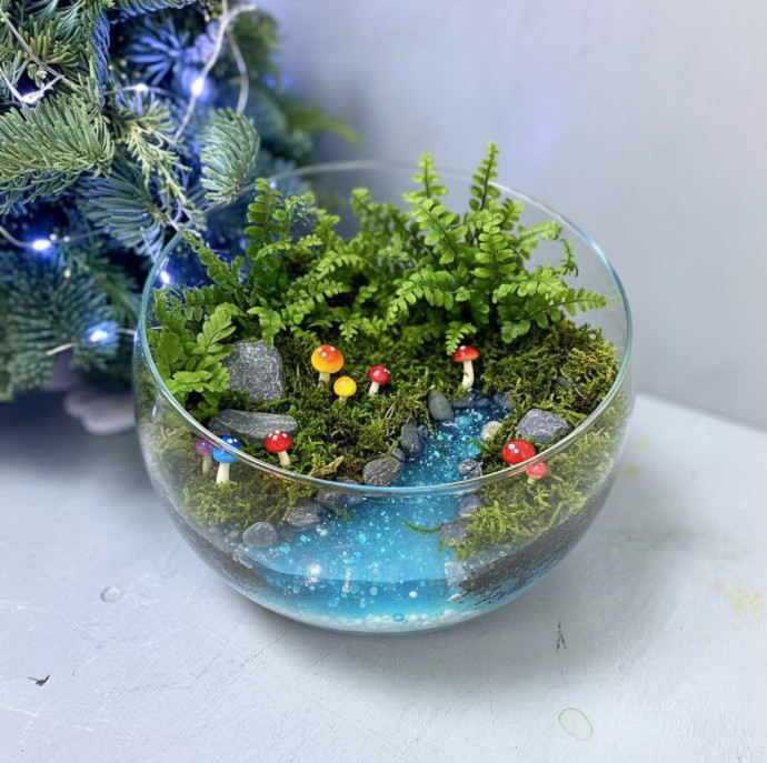 Мастер класс по созданию флорариума в Москве