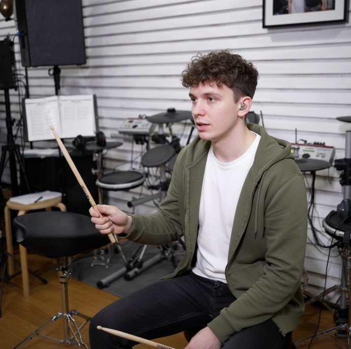 Мастер-класс по игре на барабанах в Москве