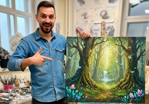 Мастер-класс Живопись маслом в Москве