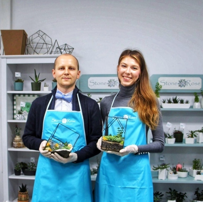 Мастер-класс для двоих Домашняя оранжерея в Москве