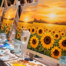 Мастер-класс рисование картины в Москве