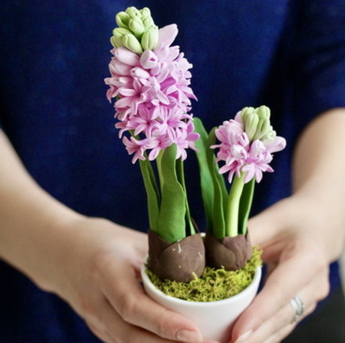 Мастер-класс по лепке из японской зефирной глины Гиацинт в Москве