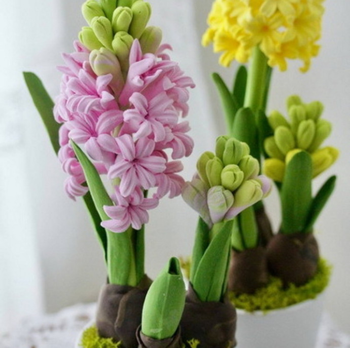 Мастер-класс по лепке из японской зефирной глины Гиацинт в Москве