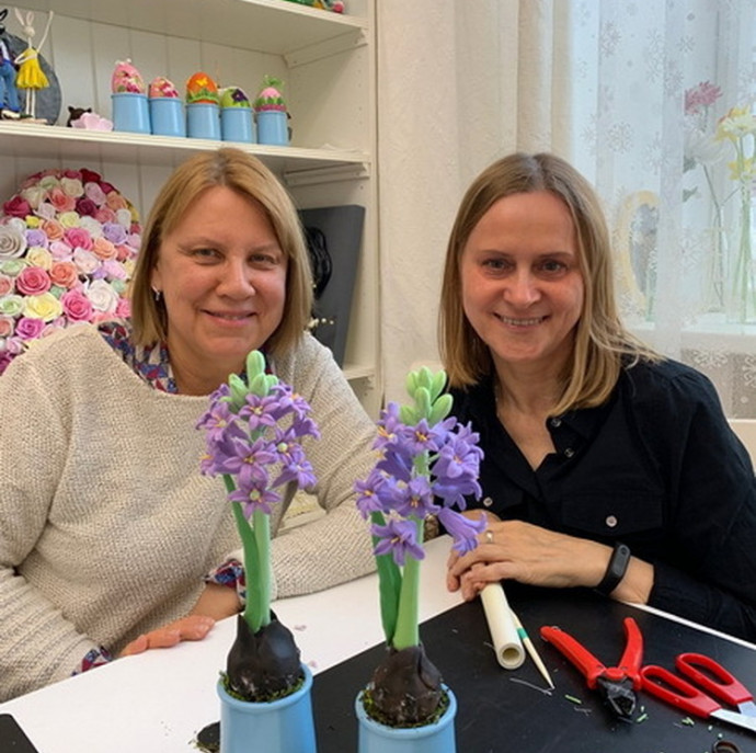 Мастер-класс по лепке из японской зефирной глины Гиацинт в Москве