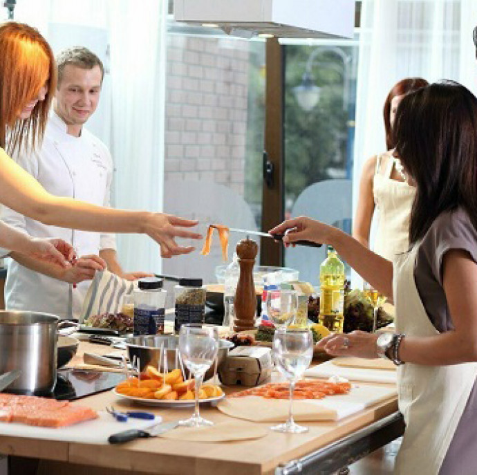 Кулинарный мастер-класс в студии Вкусотеррия в Москве
