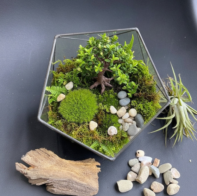 Мастер класс создание флорариума в Москве