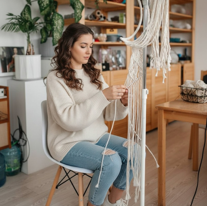 Мастер-класс Макраме Луна в Москве