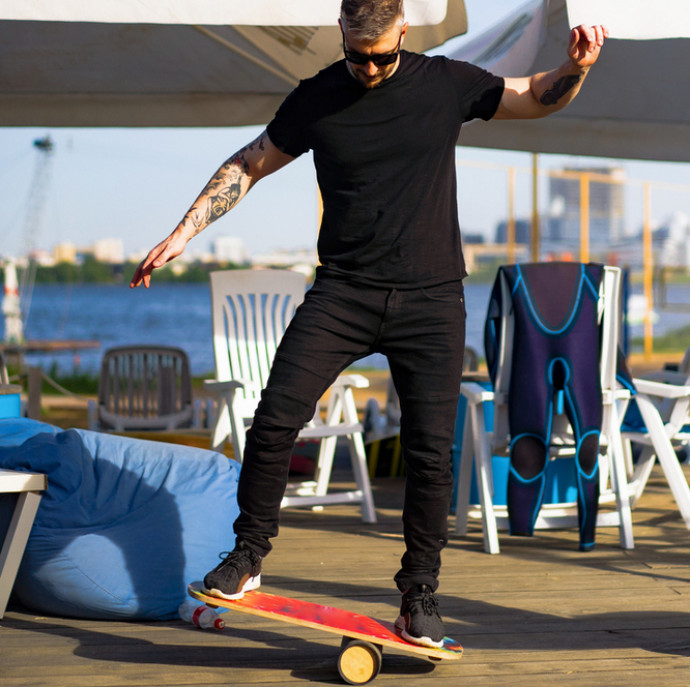 Занятия на балансборде в Москве